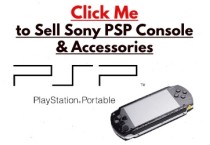 Boxed PlayStation Portable (PSP) console with charger and accessories ready for trade-in
